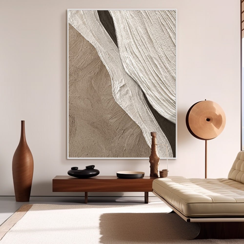 Textured Painting "Whispering Solitude" - MasterGallery
