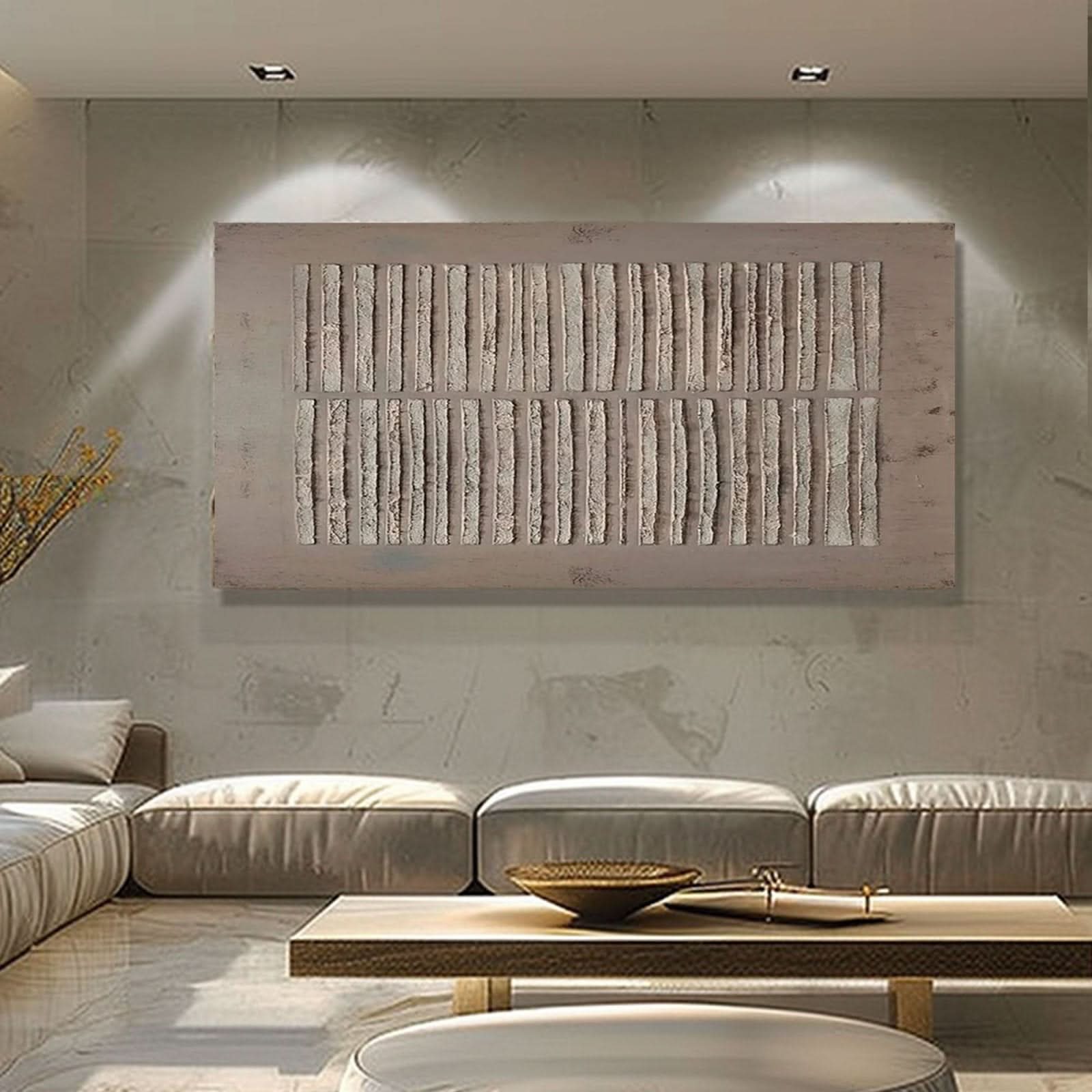 Wabi Sabi Painting " Lucille Ombregris“ - nukeart