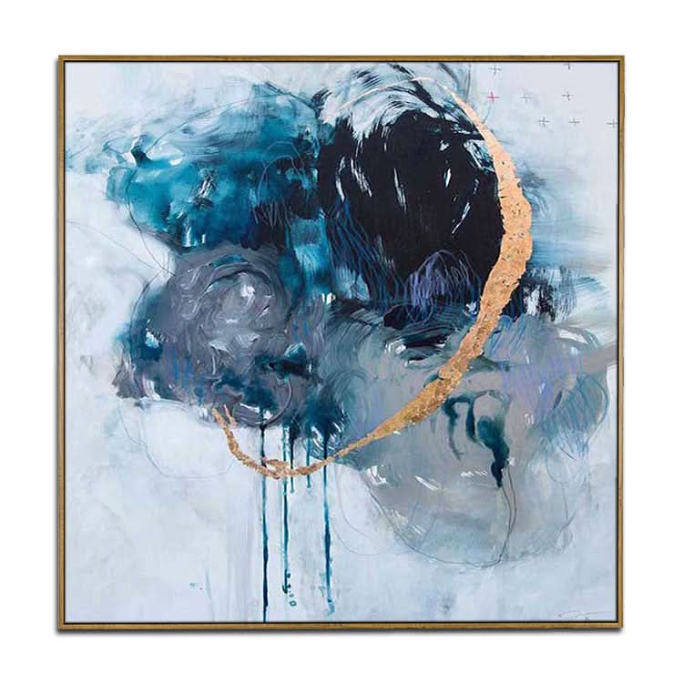 Large Modern Painting Home Decor Wall Art Oil Painting Canvas Abstract Modern Acrylic Painting | Stick together in life and death