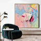 Large Abstract Painting Original Colorful Painting Beige Painting Abstract Oil Painting On Canvas | Flower to fall