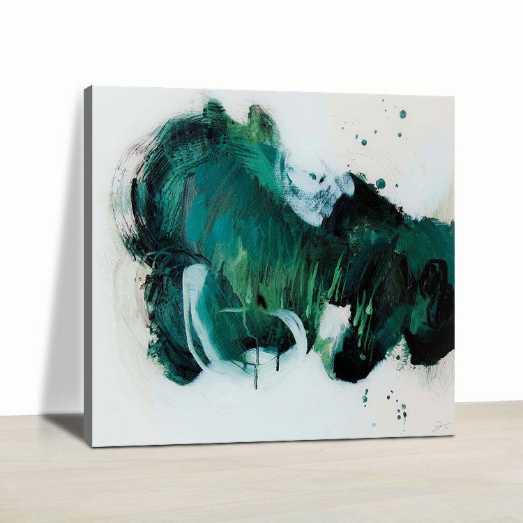 Large Abstract Painting On Canvas White Abstract Painting Black Painting Ocean Painting | Fight