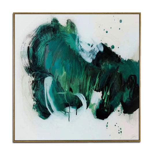 Large Abstract Painting On Canvas White Abstract Painting Black Painting Ocean Painting | Fight