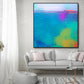 Green Blue Painting Artwork Large Canvas Art Hand Made Painting Painting Modern | Original abstract painting blue sea
