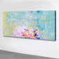 Original Art Painting Large Canvas Art Bedroom Handmade Painting Light Blue Painting Red Painting Yellow Painting | Dream of flowers