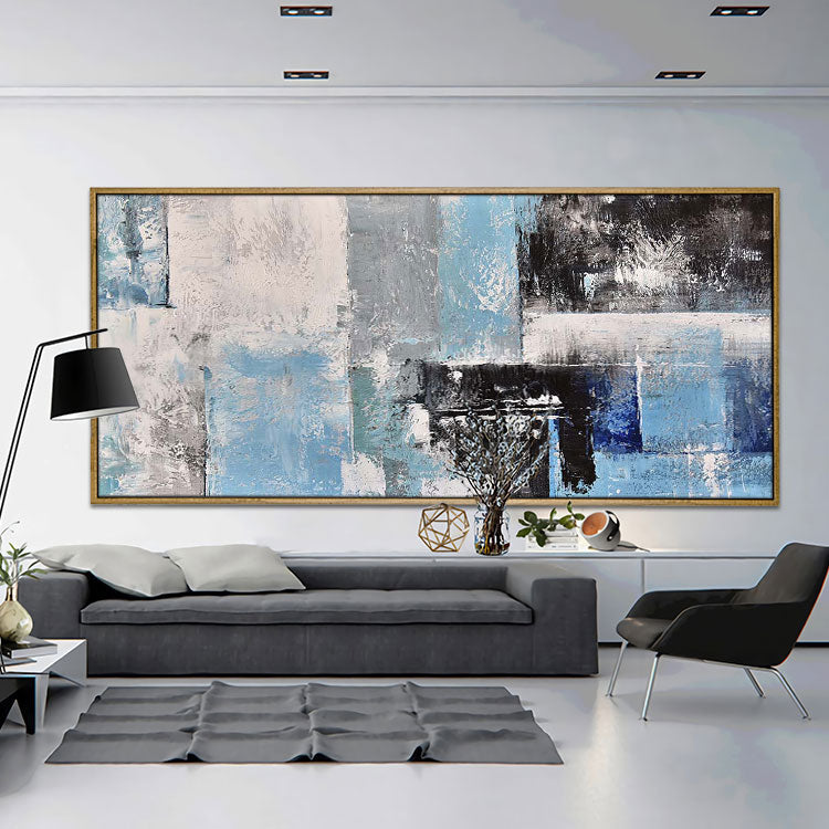Large Modern Painting Hand Painting Oil Canvas Large Painting Canvas Original Oil Painting Decorative Wall Art | Square painting