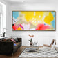 Large Painting Canvas Original Art Painting Handmade Abstract Oil Painting Living Room Orange Red Wall Art Painting | Simple Art