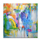 Blue Painting Green Painting White Painting Living Room Oversized Painting | Look forward to abstract expressionism