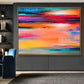 Sunset Glow - Hand Made Sunset Wall Art Natural Scenery Oil Painting on Canvas