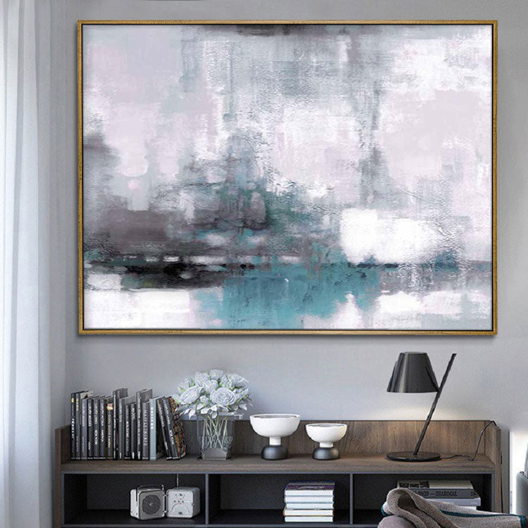 The Surface Of The Water - Handmade Sea Canvas Painting Landscape Wall Art
