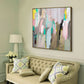Oil Painting Handmade Art Painting Abstract Green Painting | Light Magic