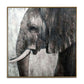Large Abstract Elephant Painting Cute Elephant Oil Painting Original Impasto Painting Oversized Elephant Painting Abstract  | Elephant's Sorrow