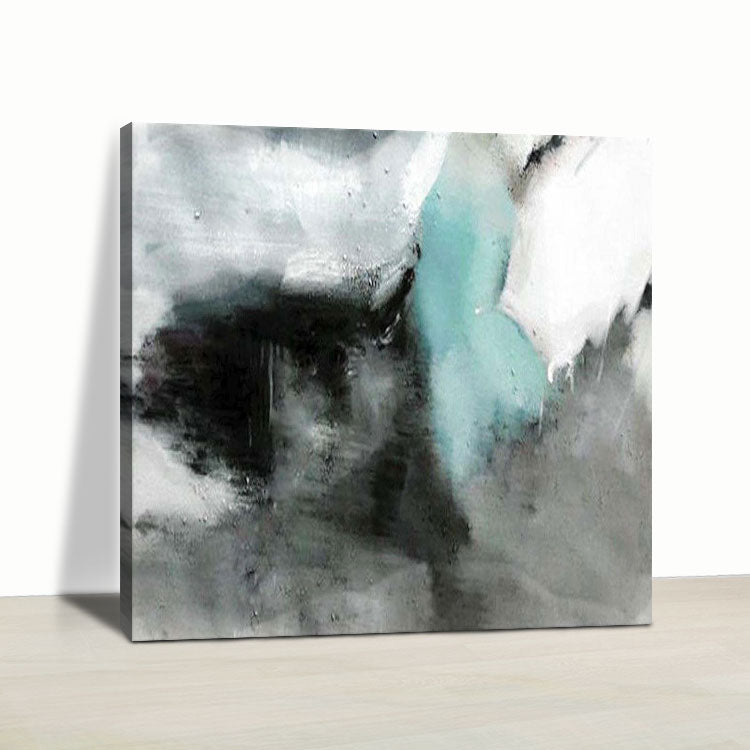 Black And Gray Art Original Painting Abstract Contemporary | Corpses in the original painting water