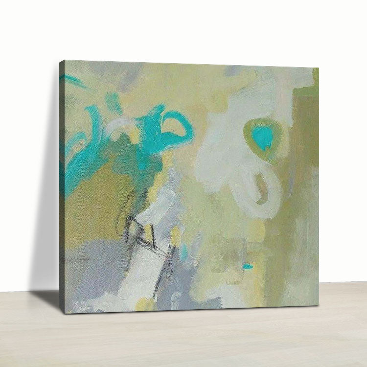 Large Abstract Painting On Canvas Abstract Oil Painting Green Abstract Painting Modern Painting Original | Ents