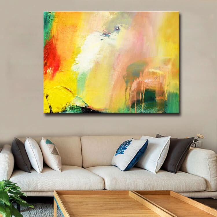 Hand painted classic personality  modern abstract oil painting for living room-miaoshu