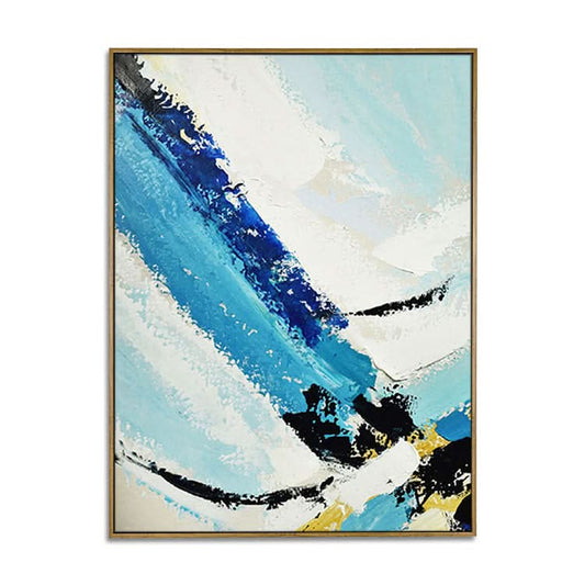 A World Of Ice And Snow - Hand Made Winter Landscape Painting Canvas Art Print