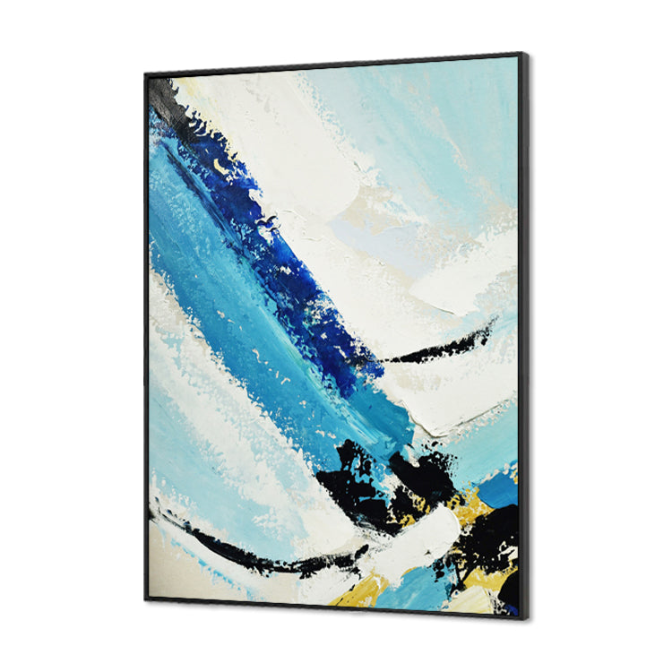 A World Of Ice And Snow - Hand Made Winter Landscape Painting Canvas Art Print