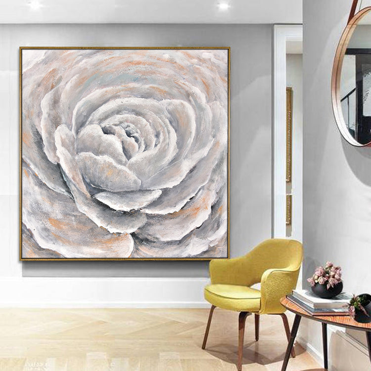 Abstract Oil Painting Living Room Large Painting Canvas Original Art Modern Wall Decor Oil Painting | Flowers