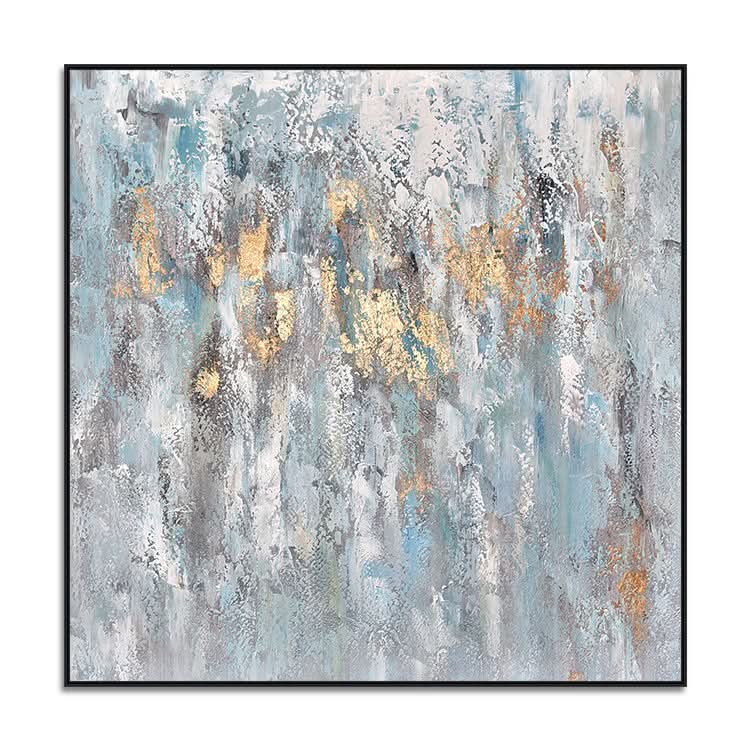 Handmade Oil Painting Original Oil Painting Large Painting Canvas Bedroom Painting Modern | The surface of the mountain