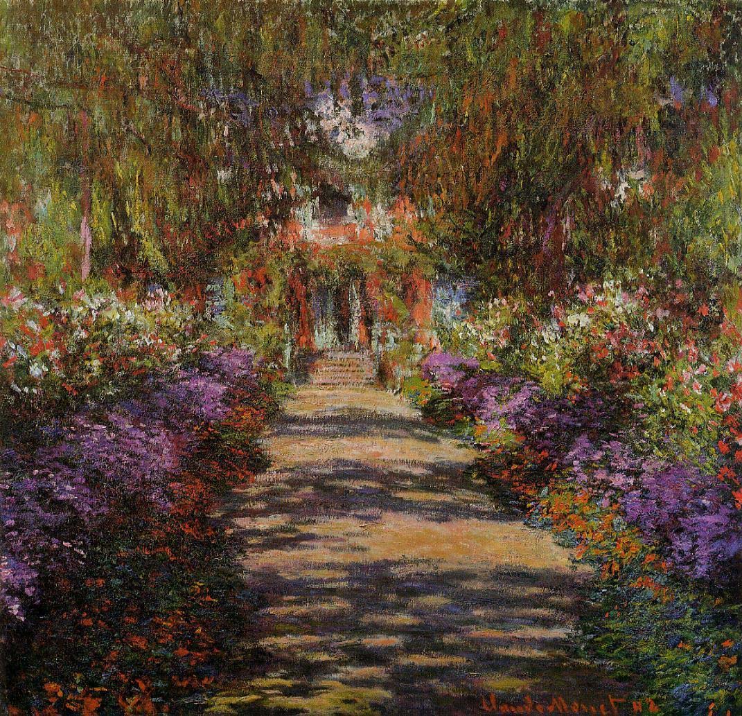 Pathway in Monet s Garden at Giverny