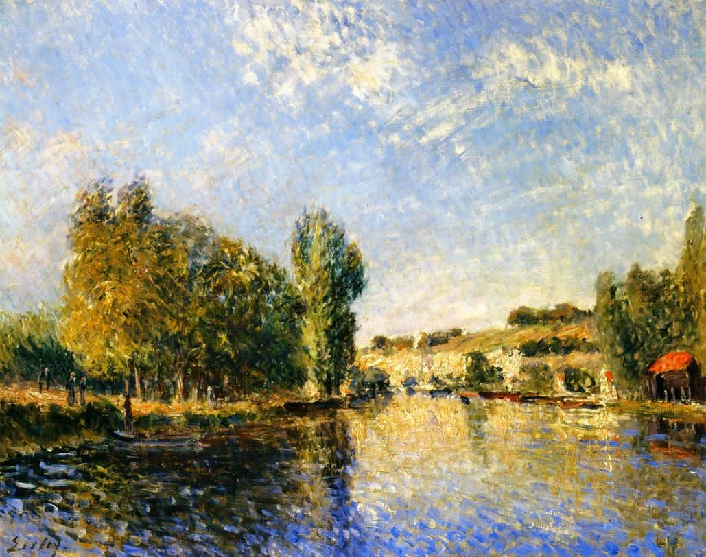The Loing at Moret